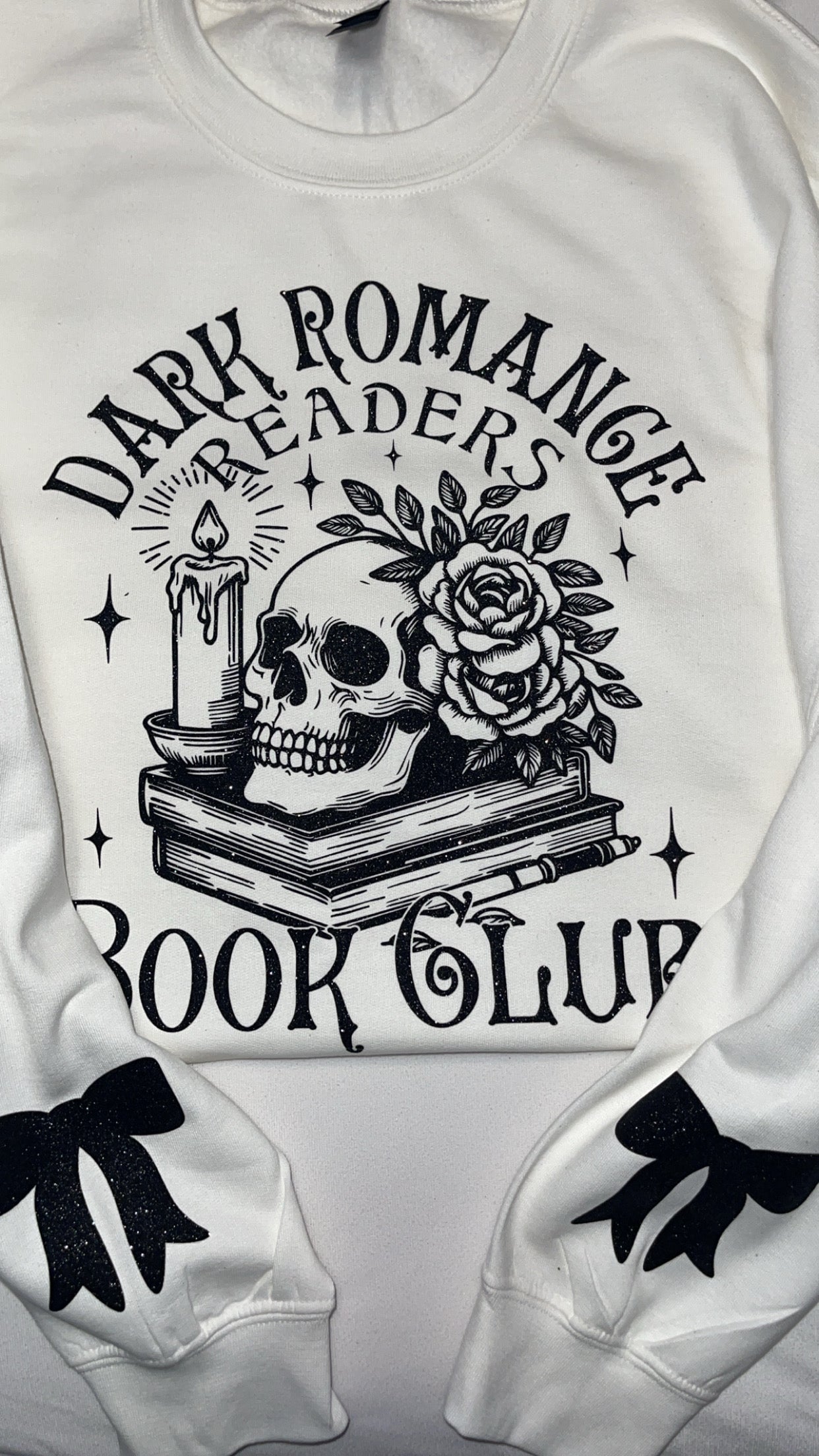 🖤📚 DARK ROMANCE READERS BOOK CLUB – Sparkly Sweatshirt ✨🖤
