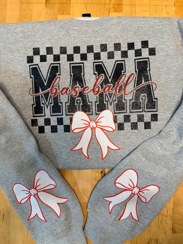 ⚾️✨ Baseball Mama Sparkly Sweatshirt ✨⚾️